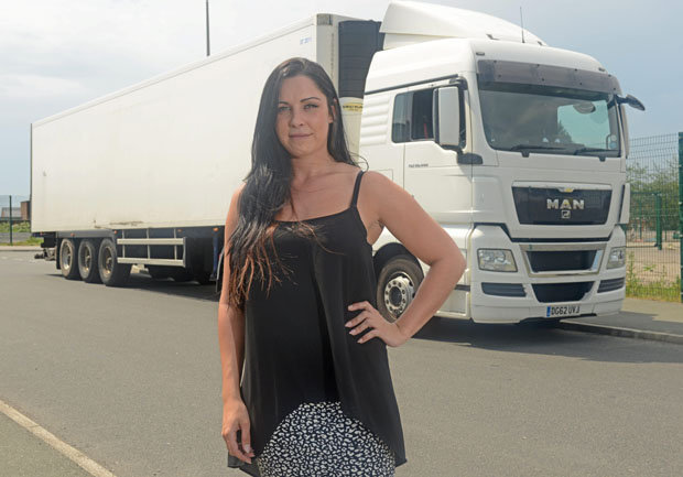 Female HGV drivers like Ashley Haywood could rescue the Scottish haulage economy